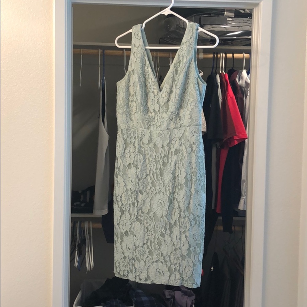 Mint Lace Dress